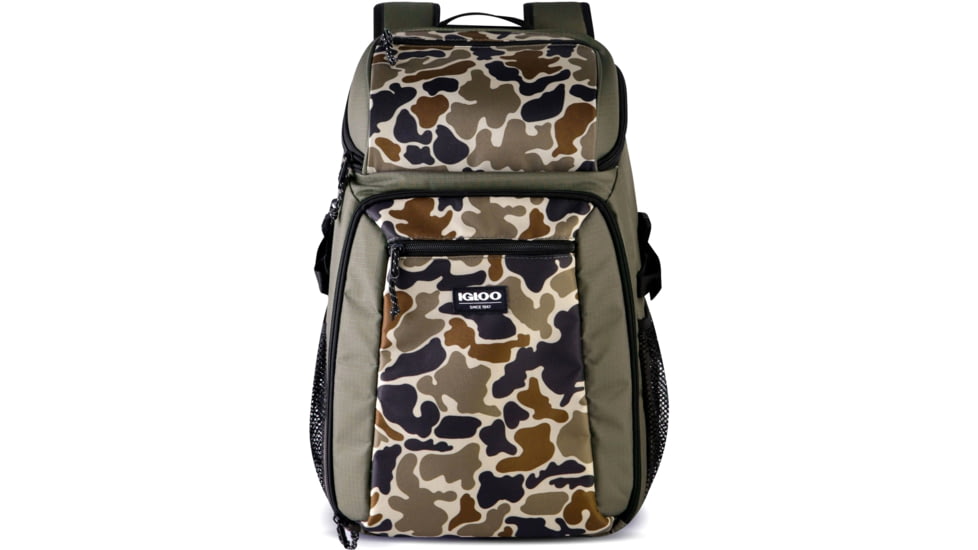 Igloo Gizmo Backpack Outdoorsman Cooler, Olive Camo, 00064628