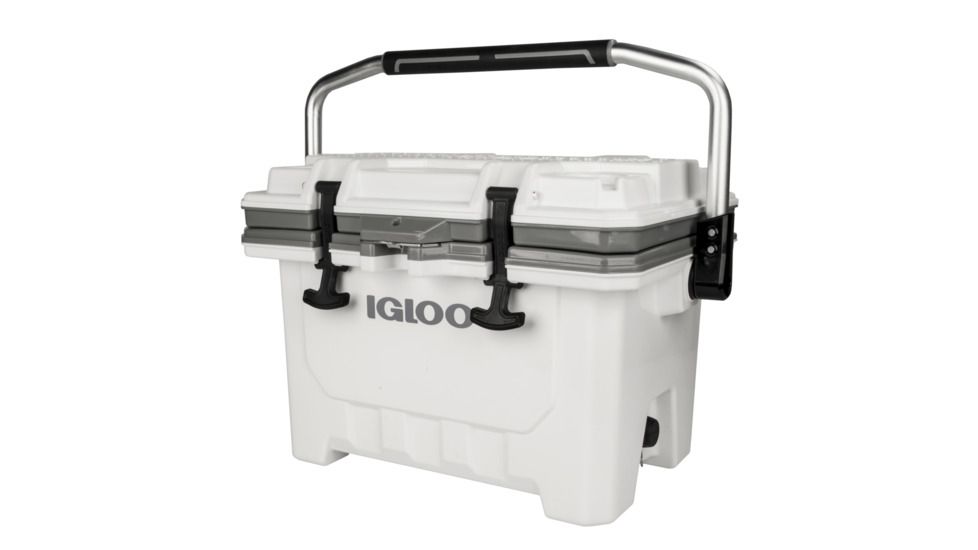 Igloo Imx Cooler, 24 Qt, White/Metal 00049829