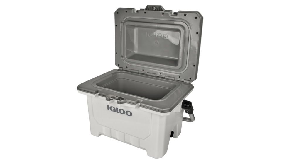 Igloo Imx Cooler, 24 Qt, White/Metal 00049829