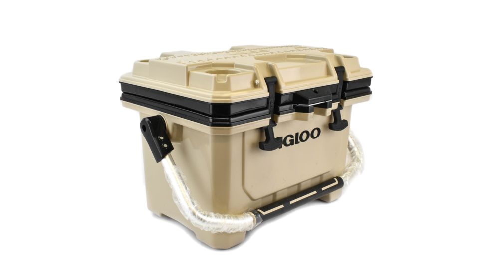 Igloo Imx Cooler, 24 Qt, Tan/Black, 00049857