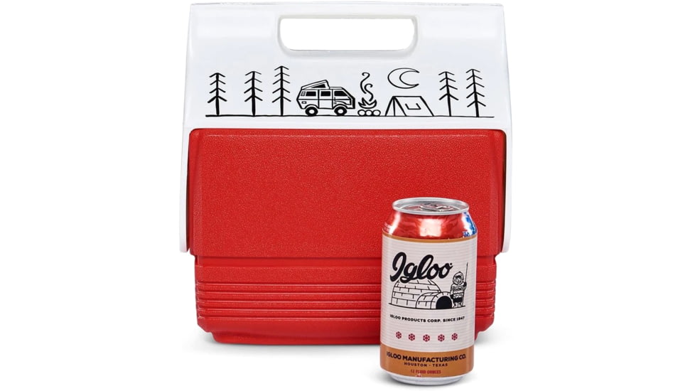 Igloo Limited Edition Playmate Mini David Rollyn Camper Van Cooler, Volkswagen, 4 Qt, 00048636