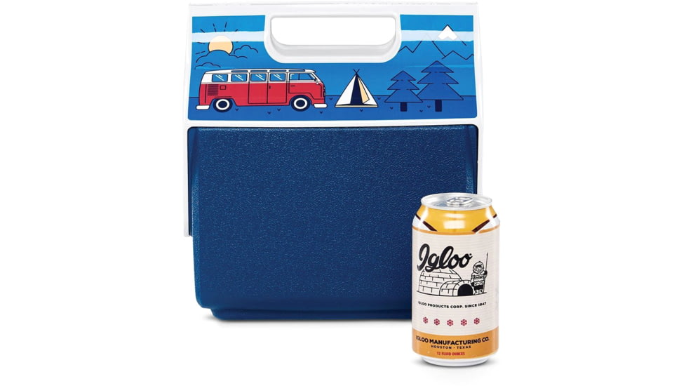 Igloo Limited Edition Playmate Mini Vw Camping Cooler, Volkswagen, 4 Qt, 00048629