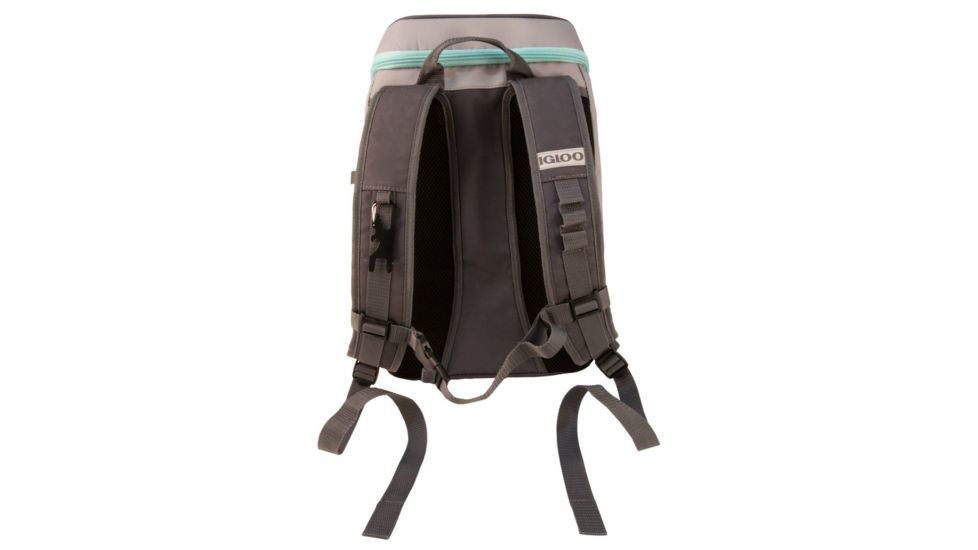 Igloo Marine Ultra Cooler Bag Backpack, 36-Can, Gray/Seafoam, 00062897