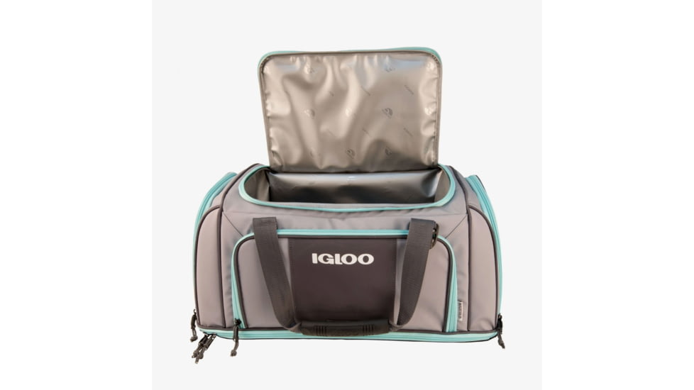 Igloo Marine Ultra Cooler Bag, Tactical Duffel, 46-Can, Gray/Seafoam, 00062899