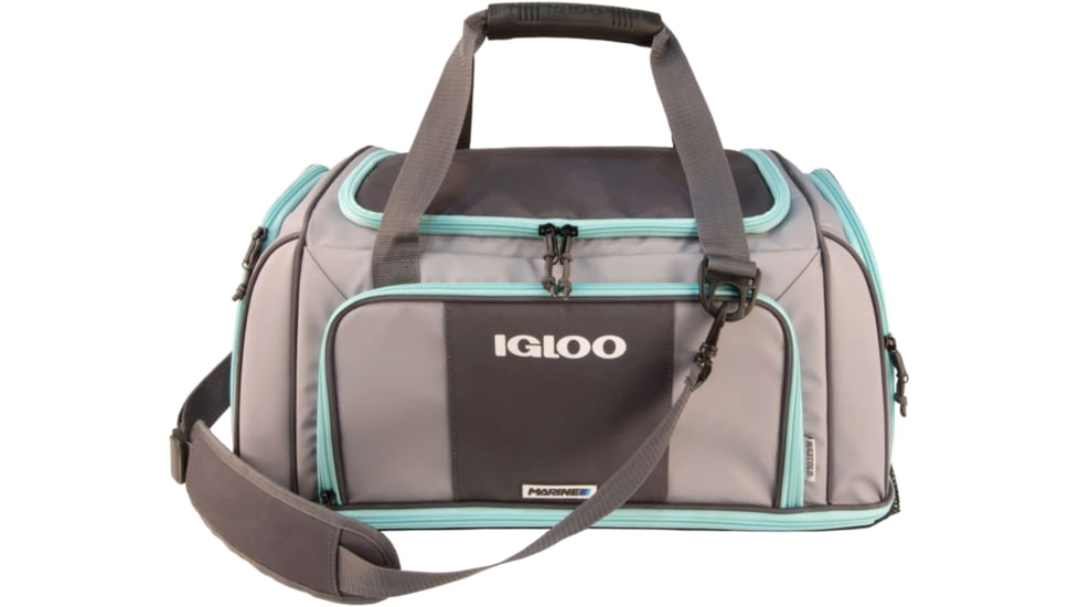 Igloo Marine Ultra Cooler Bag, Tactical Duffel, 46-Can, Gray/Seafoam, 00062899