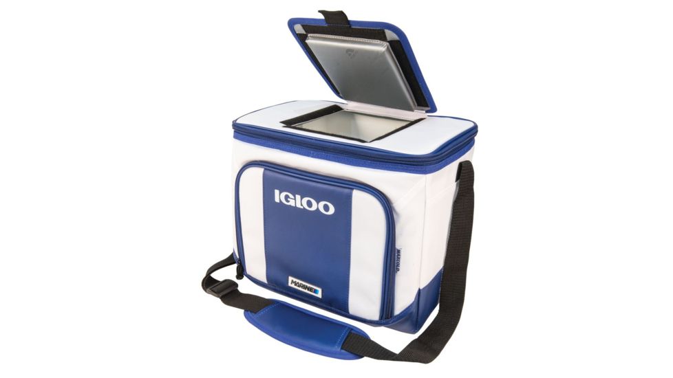 Igloo Marine Ultra HLC Cooler Bag, 24-Can, White/Navy 00062909
