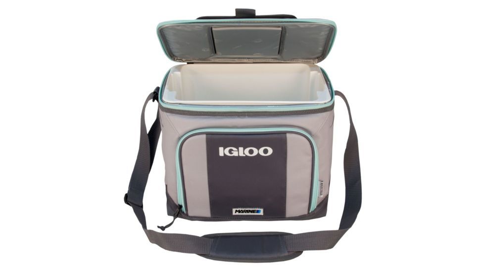 Igloo Marine Ultra HLC Cooler Bag, 24-Can, Gray/Seafoam, 00062893