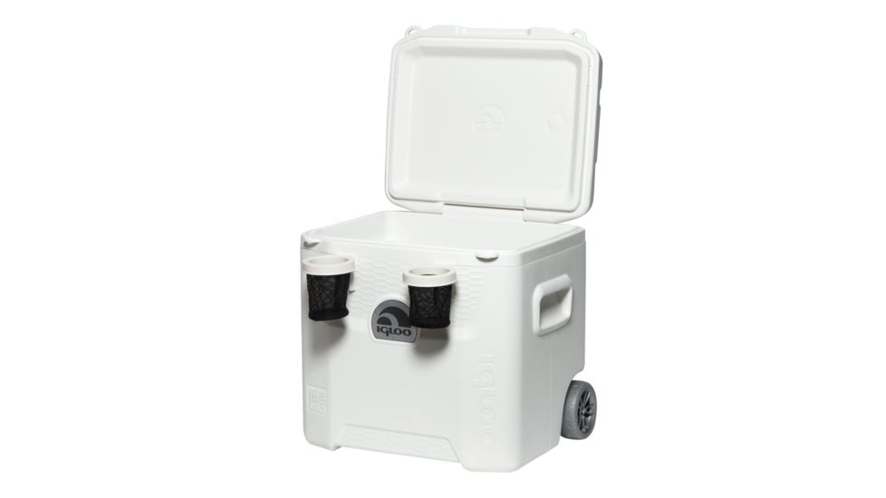 Igloo Marine Ultra Quantum Cooler, 52 Qt, White/Black 00045931