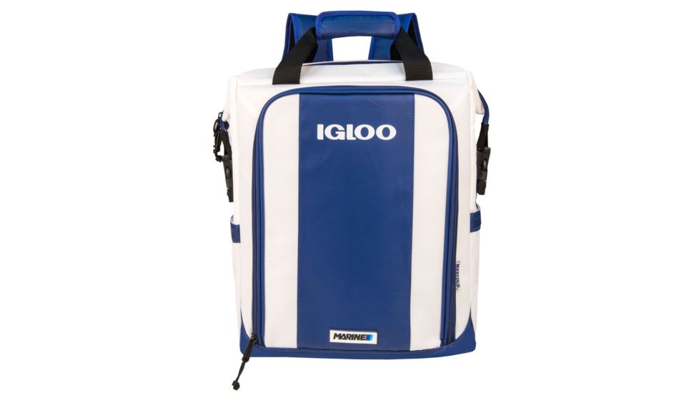 Igloo Marine Ultra Switch Convertible Cooler Bag Backpack, 28-Can, White/Navy 00062917