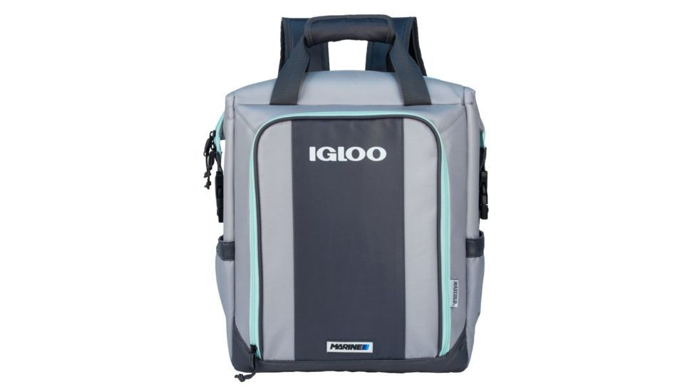 Igloo Marine Ultra Switch Convertible Cooler Bag Backpack, 28-Can, Gray/Seafoam, 00062901