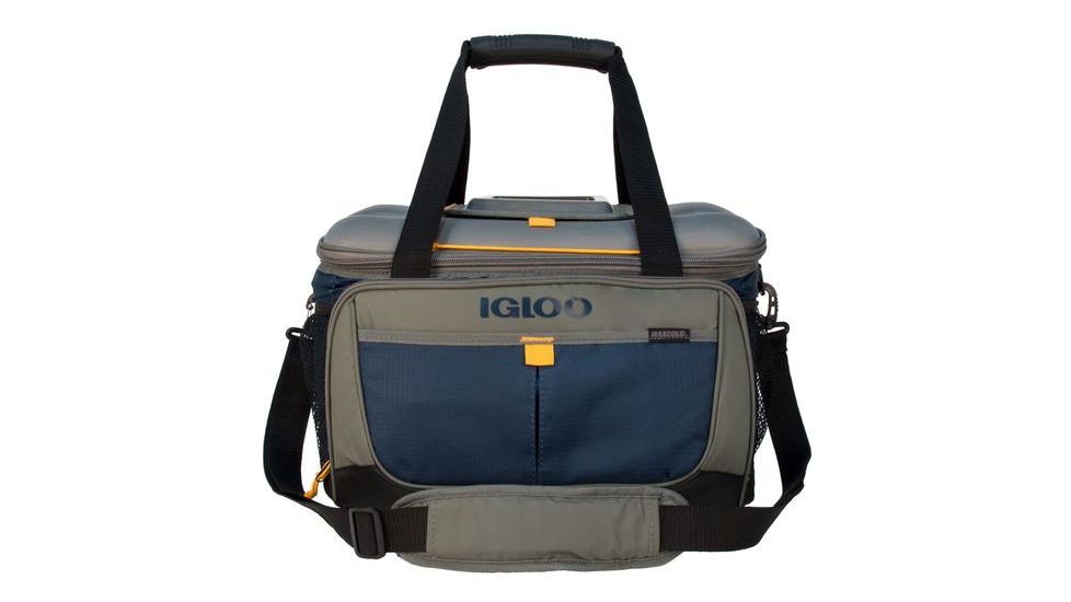 Igloo Outdoorsman Collapsible Cooler Bag, 50-Can, Slate Blue/Tan 00063047