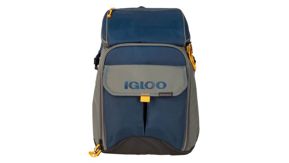 Igloo Outdoorsman Cooler Bag, Gizmo Backpack, 32-Can, Slate Blue/Tan, 00063035