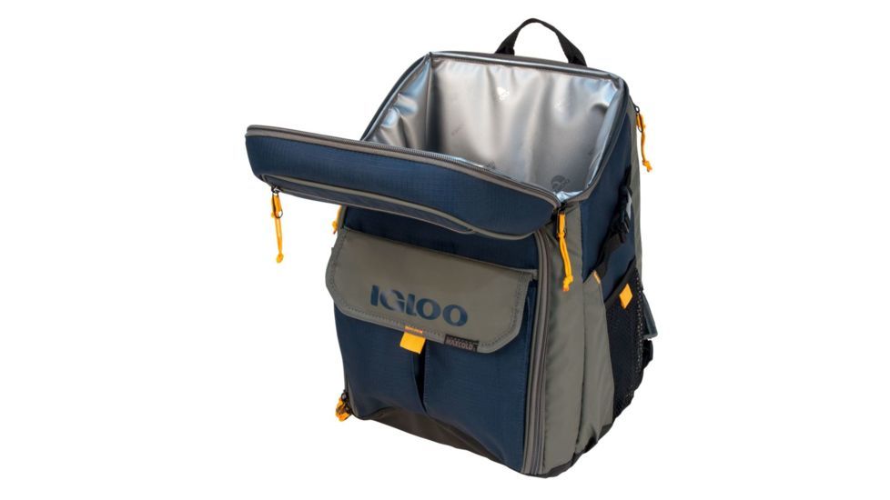 Igloo Outdoorsman Cooler Bag, Gizmo Backpack, 32-Can, Slate Blue/Tan, 00063035