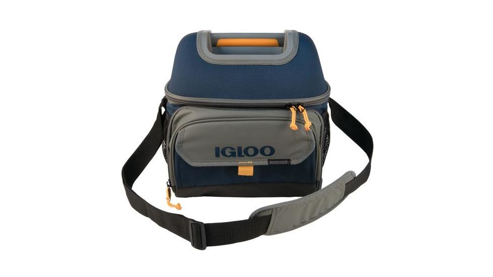 Igloo Outdoorsman Cooler Bag Hardtop Gripper, 22-Can, Slate Blue/Tan 00063023
