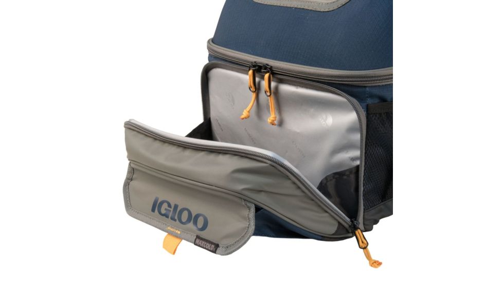 Igloo Outdoorsman Cooler Bag Hardtop Gripper, 22-Can, Slate Blue/Tan 00063023
