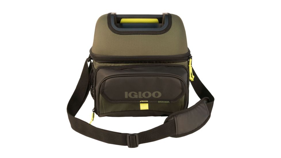 Igloo Outdoorsman Cooler Bag Hardtop Gripper, 22-Can, Tank Green/Black 00063027