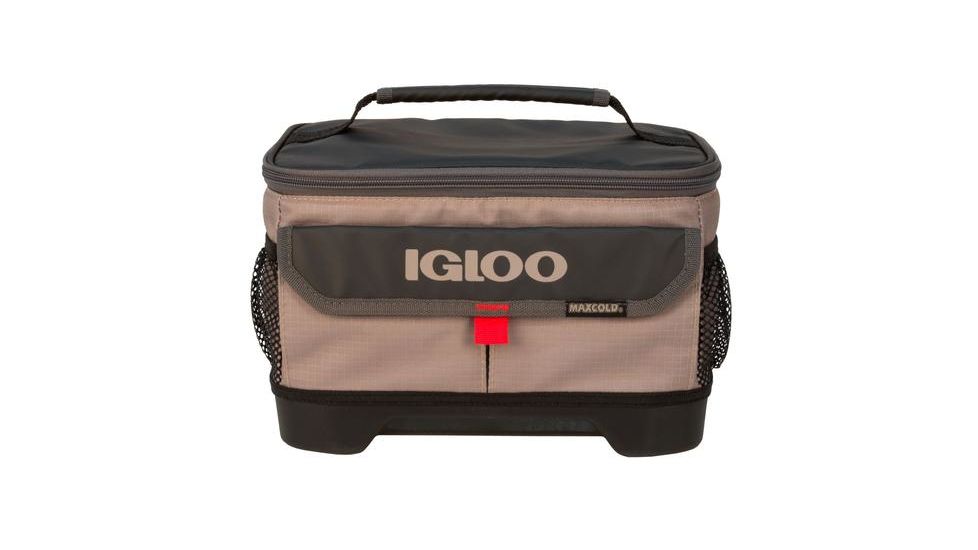 Igloo Outdoorsman Cooler Bag Lunch 2 Go, 12-Can, Sandstone/Red 00063031