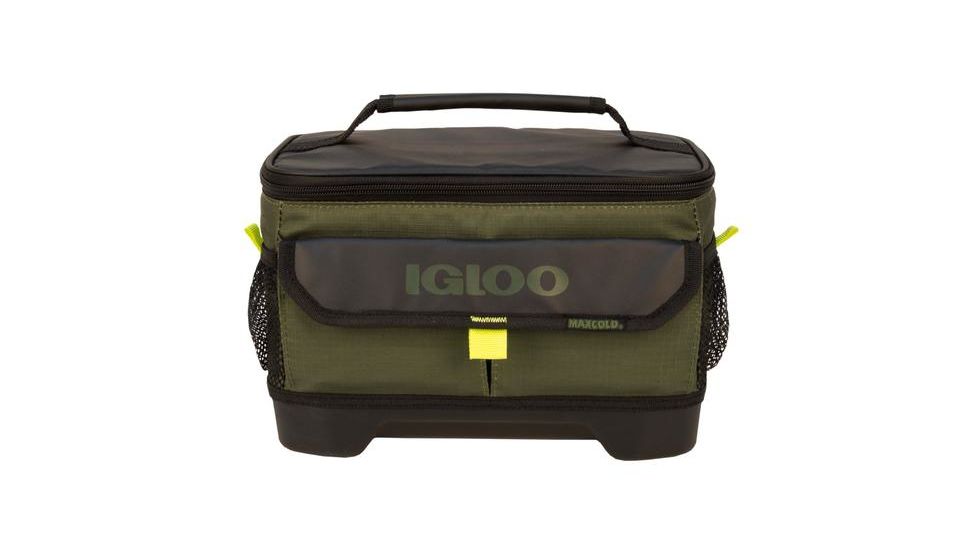 Igloo Outdoorsman Cooler Bag Lunch 2 Go, 12-Can, Tank Green/Black 00063033