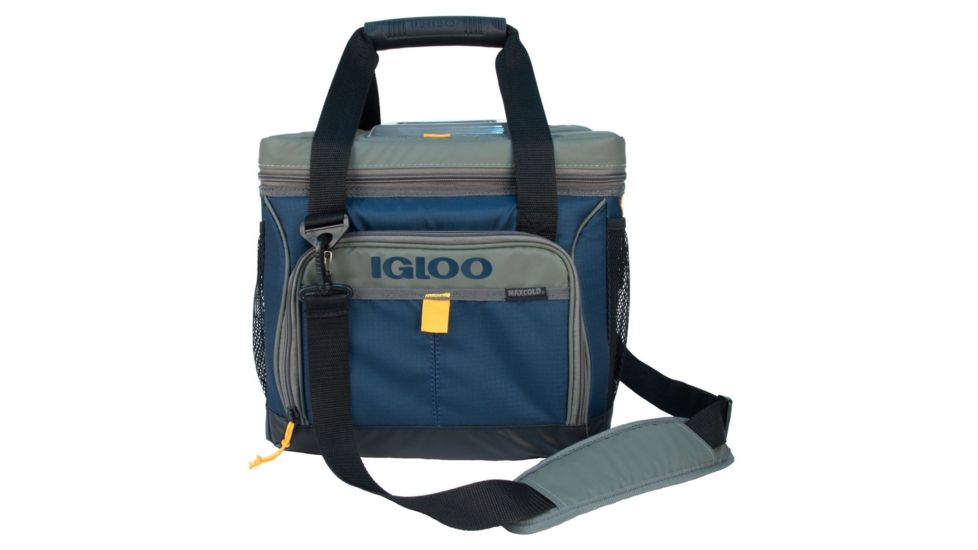 Igloo Outdoorsman Cooler Bag Square, 30-Can, Slate Blue/Tan 00063041