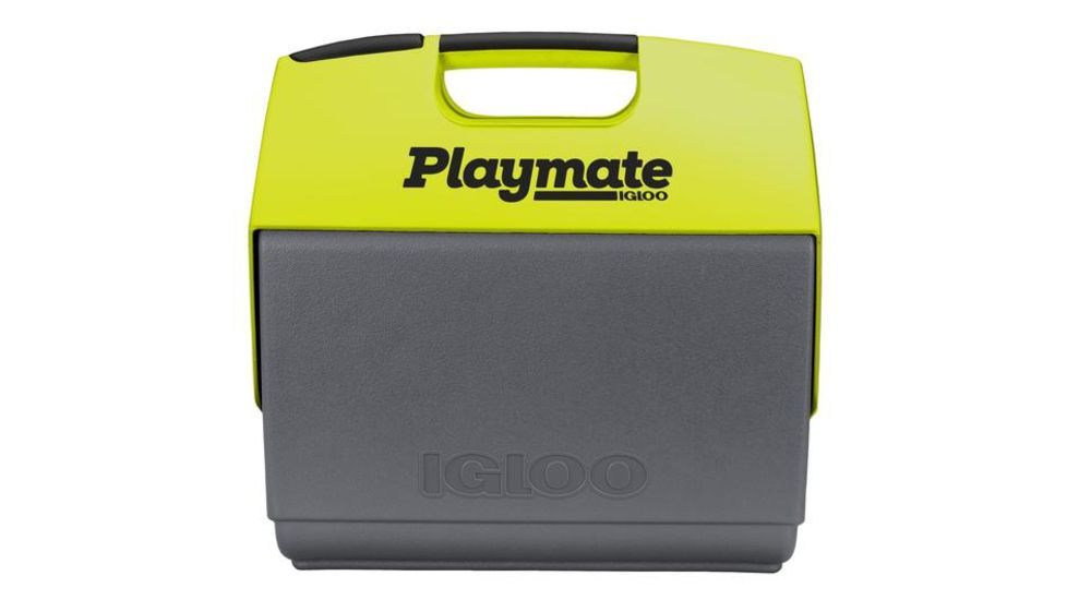 Igloo Playmate Elite Ultra Cooler, 16 Qt, Meteorite/Acid Green, 00032350