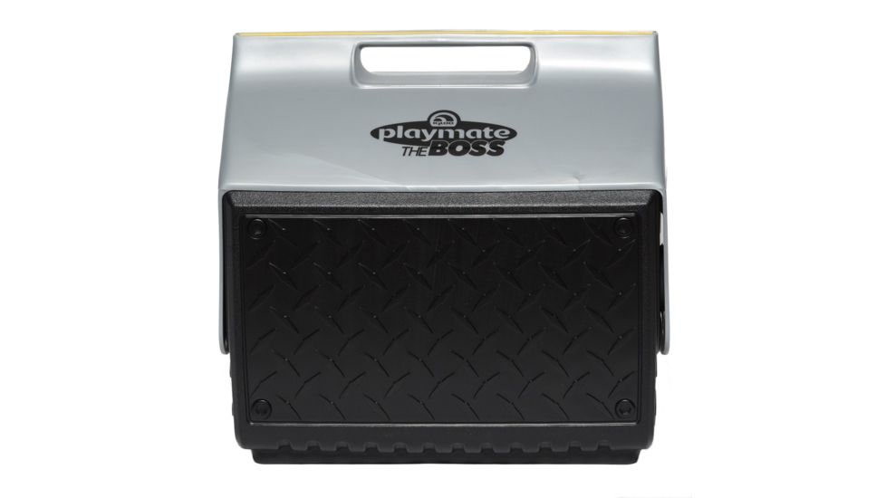 Igloo Playmate The Boss Cooler, 14 Qt, Black/Silver 00043581