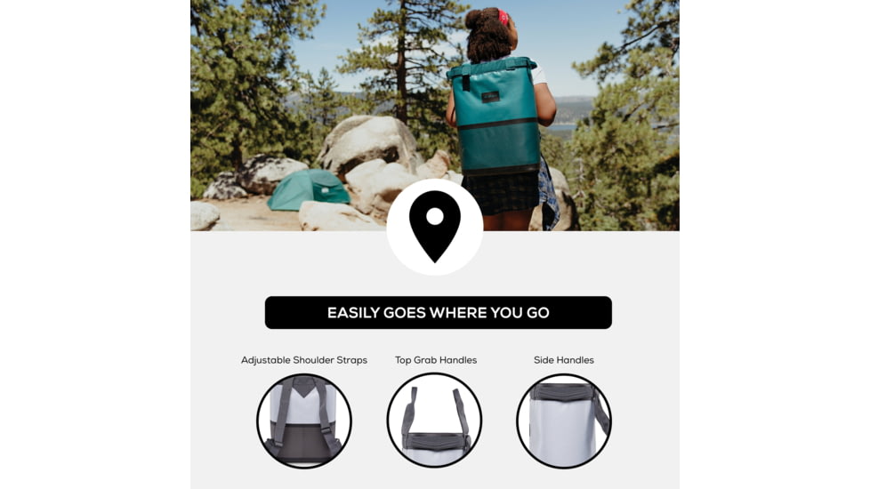 Igloo Reactor Cinch Backpack Cooler, Spruce, 00065604