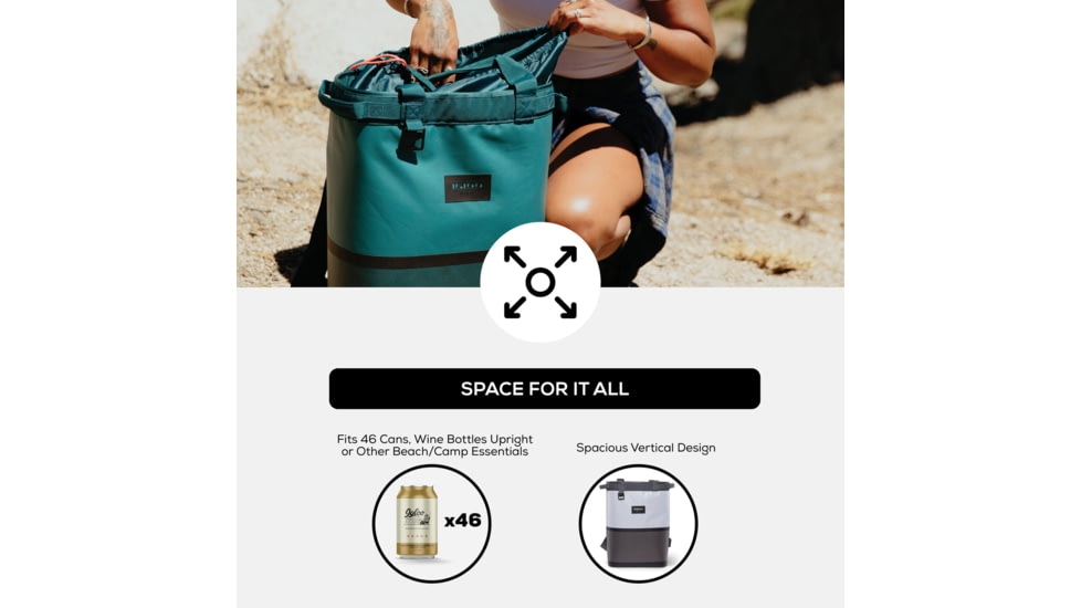 Igloo Reactor Cinch Backpack Cooler, Spruce, 00065604