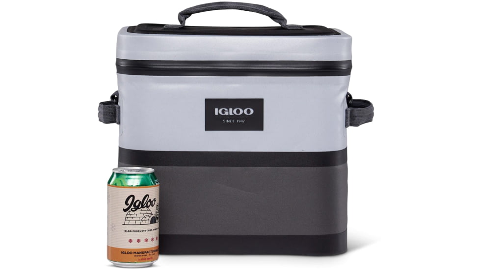 Igloo Reactor Lid 18 Can Cooler, Gray, 00065590