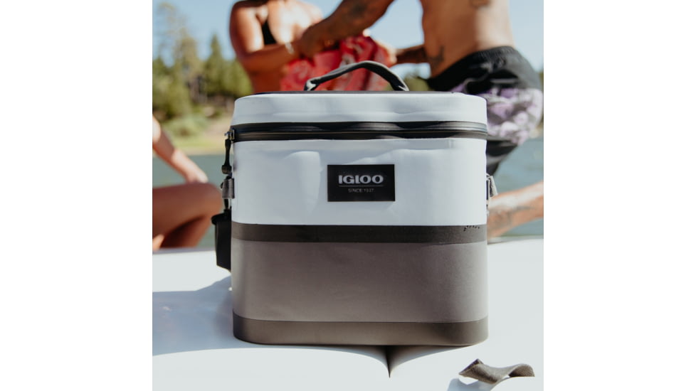 Igloo Reactor Lid 18 Can Cooler, Gray, 00065590