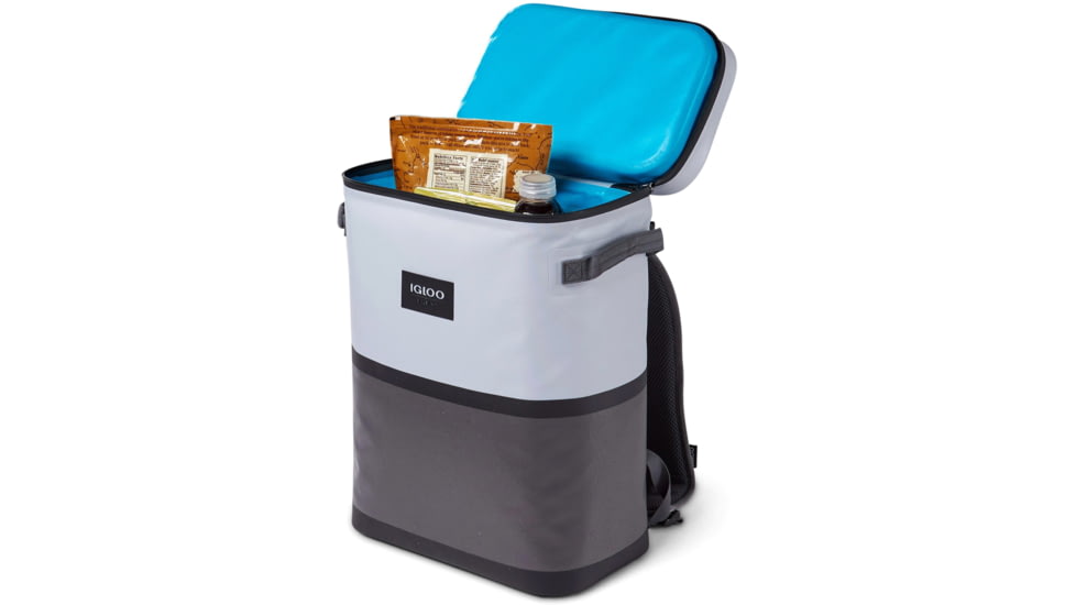 Igloo Reactor Lid Backpack 24 Cooler, Gray, 00065586