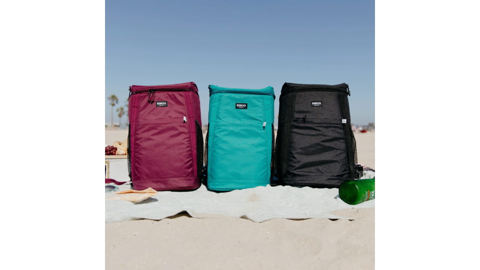 Igloo Repreve 36 Can Backpack Cooler, Black, 00065435