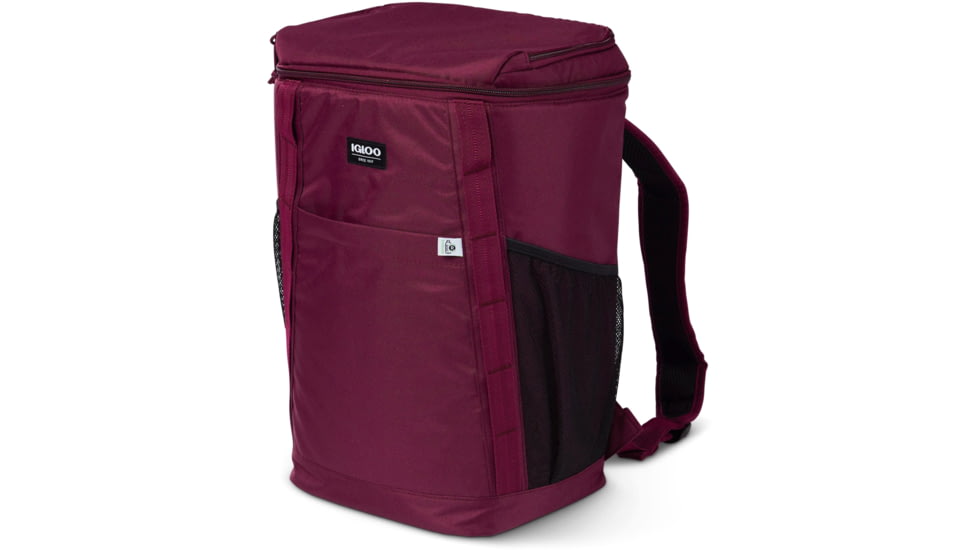 Igloo Repreve 36 Can Backpack Cooler, Cherry, 00065437