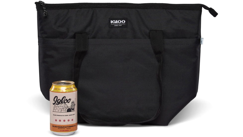 Igloo Repreve Avery Tote Cooler, Black, 00065415