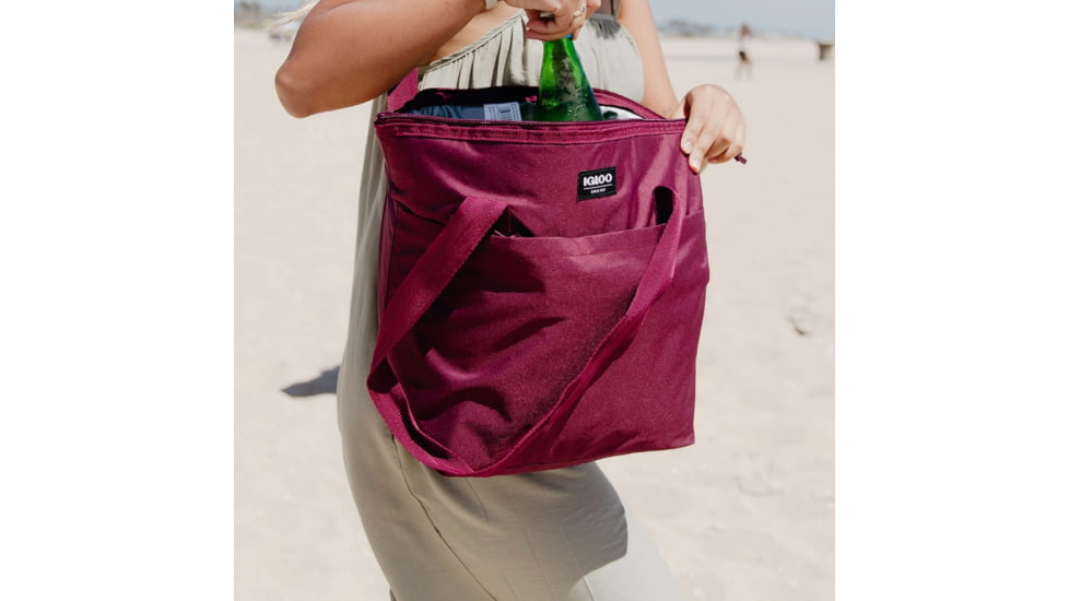 Igloo Repreve Avery Tote Cooler, Cherry, 00065417