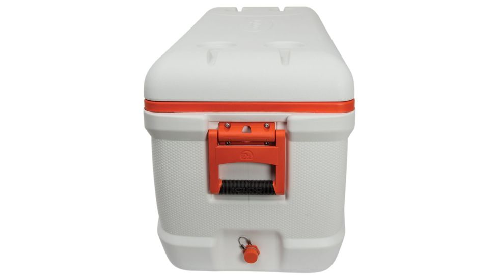 Igloo Super Tough Cooler Stx, 150 Qt, White/Orange 00044808