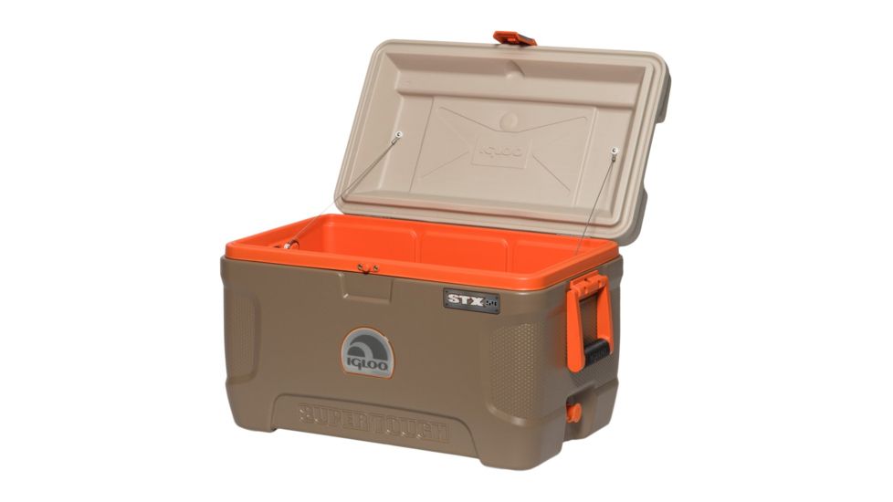 Igloo Super Tough Cooler Stx, 54 Qt, Brown/Tan 00044932