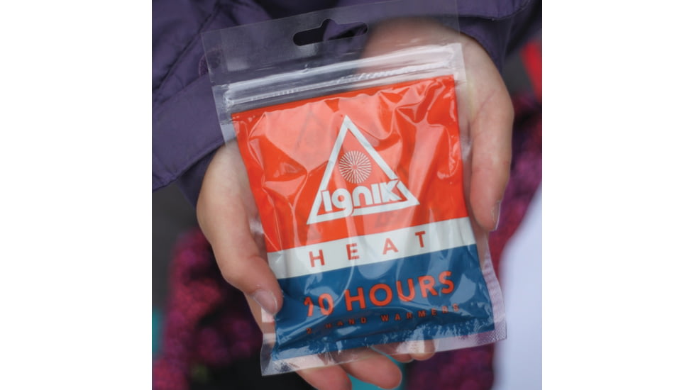 Ignik 10-Hour Biodegradable Hand Warmers w/Reusable AirBarrier Bags, 10 Pairs, IGAIR-00119PR-10