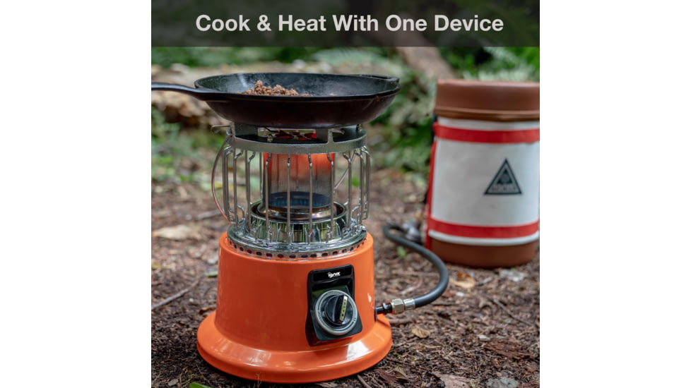 Ignik 2-in-1 Propane Heater Stove, Orange, IGPRO-00319