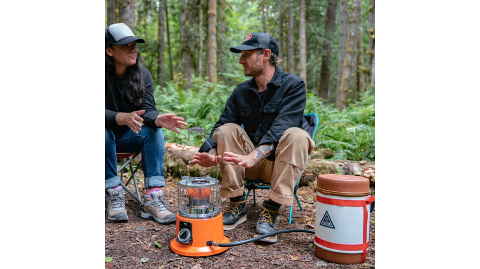 Ignik 2-in-1 Propane Heater Stove, Orange, IGPRO-00319