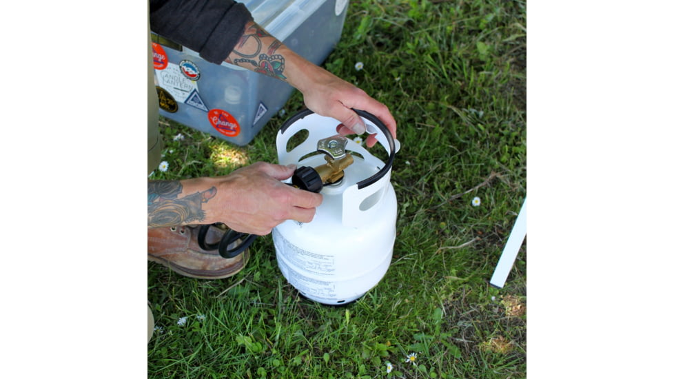 Ignik Gas Growler w/Adapter Hose, White, IGPRO-00119