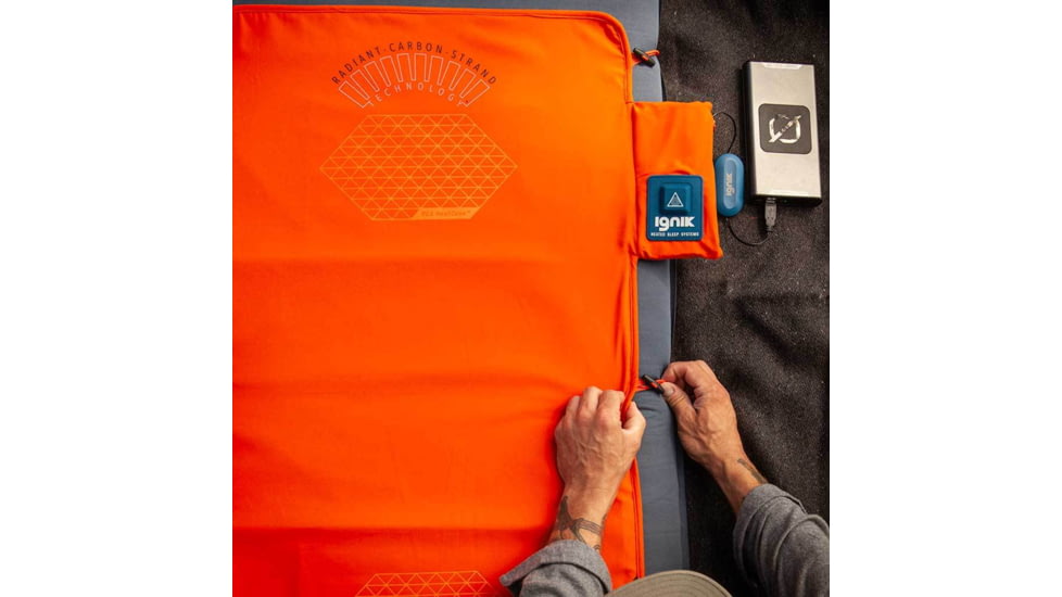 Ignik Heated Pad Cover, Orange, Short, IGRCS-00420