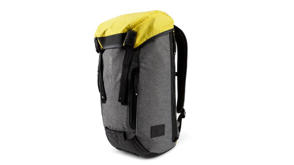 Incase Halo Courier Backpack, Heather Grey/Blk/Yellow CL55580