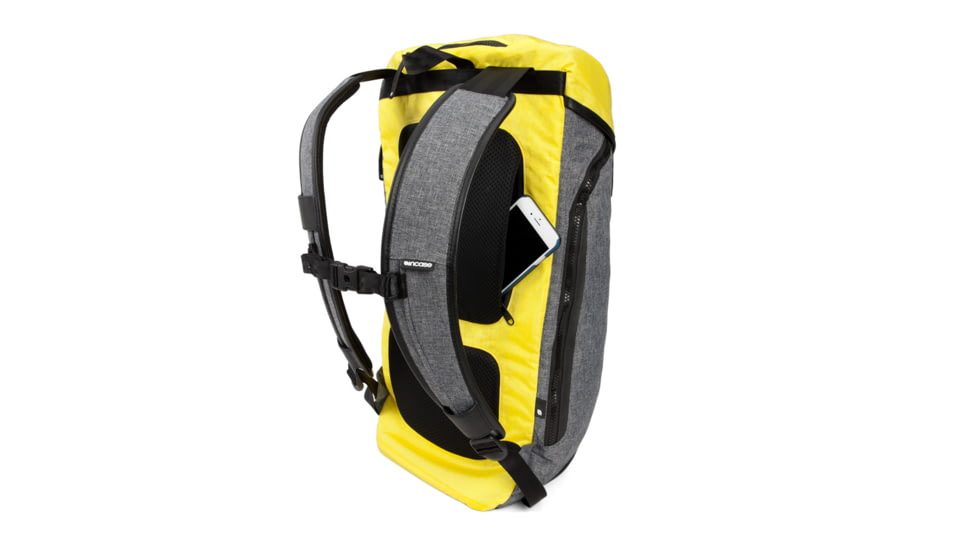 Incase Halo Courier Backpack, Heather Grey/Blk/Yellow CL55580