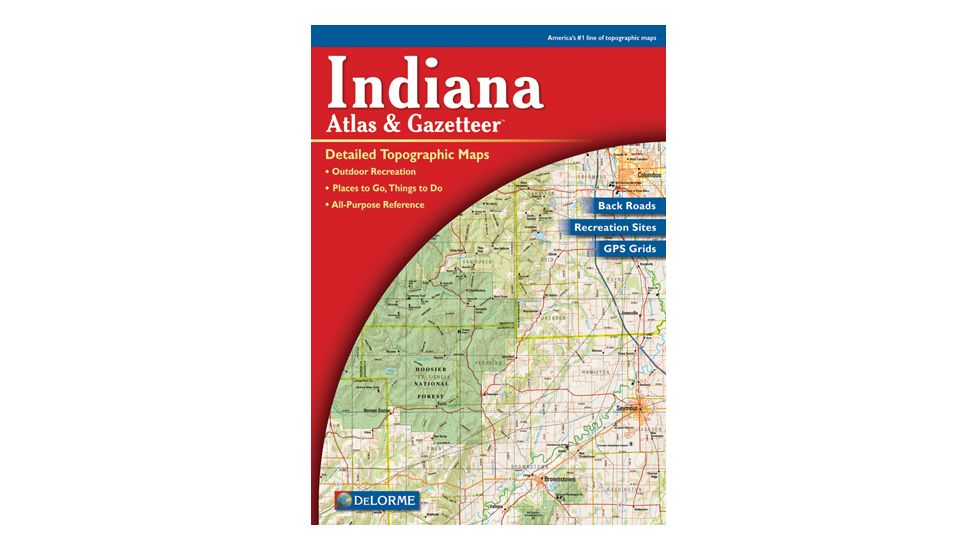 Indiana Atlas, Publisher - Delorme