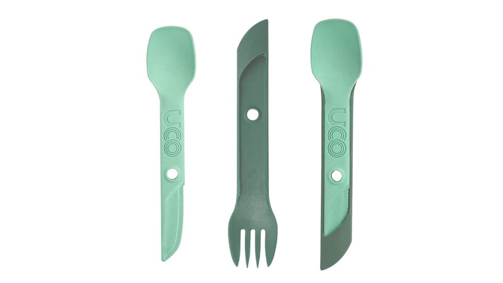Industrial Revolution Switch Spork Utensil Set, Robin Egg Green, F-SP-SWITCH-ROBINEGG