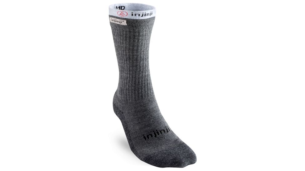 Injinji Liner+Hiker Socks - Mens, Charcoal, S/M, 333378-CHR-S/M
