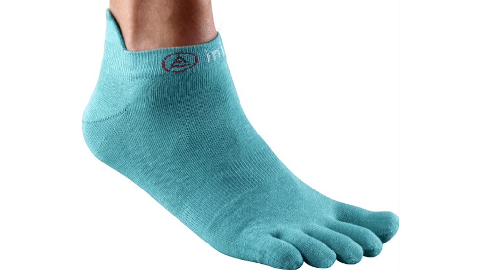 Injinji Performance Lightweight No-Show Sock - Women's-Blue-Small
