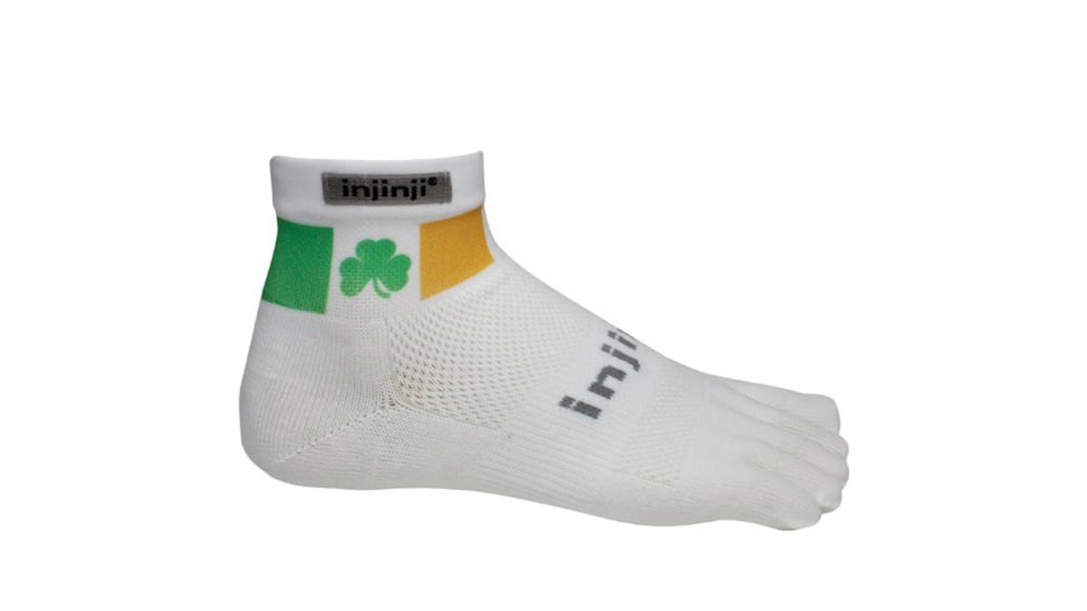 Injinji Run Original Weight Mini-Crew Sock - Men's-Flag-Medium