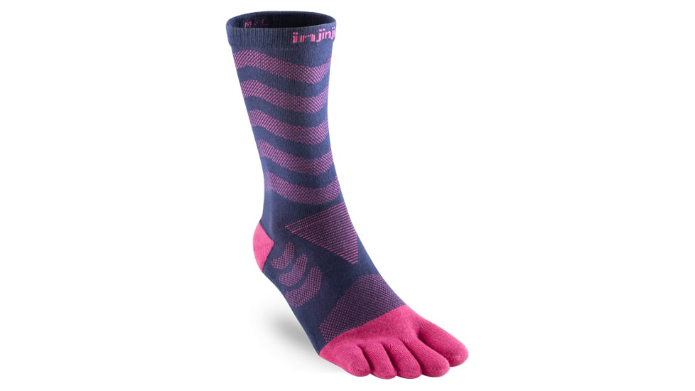 Injinji Run Technical Crew Socks - Womens, Purple, XS/S, 401171-PUR-XS/S