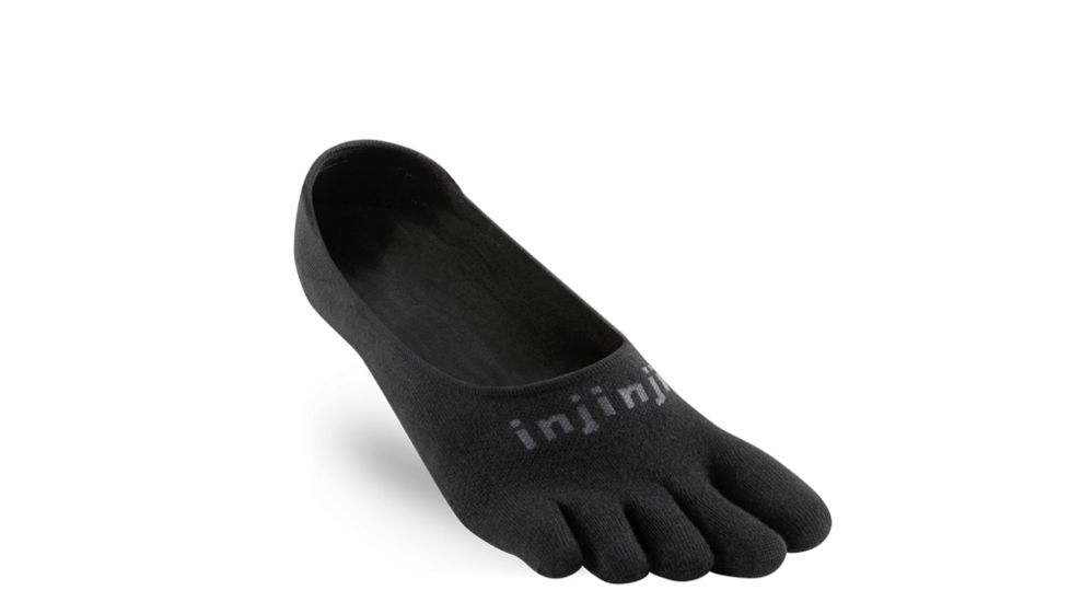 Injinji Sport Lightweight Hidden Coolmax Socks - Mens, Black, Small, 052100-BLK-S